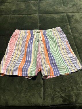 “Ralph Lauren” Men’s Multicolor Linen Shorts